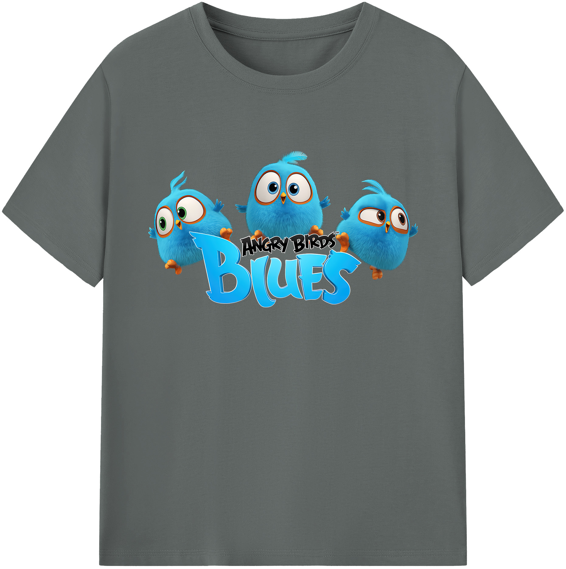 （画像用） Angry Birds アングリーバード 綿100％ メンズ半袖Tシャツ｜肌触りやわらか＆通気性